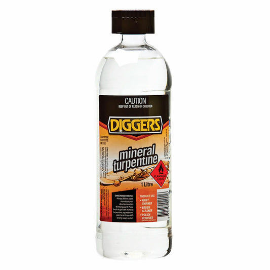 Diggers Mineral Turpentine 1Ltr