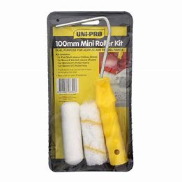 Unipro 100mm Acrylic/Enamel Mini Roller Kit